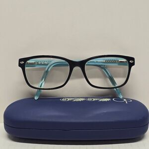 Op Ocean Pacific Eyeglasses Frames Ulua Beach Navy Laminate Blue 51-16-135